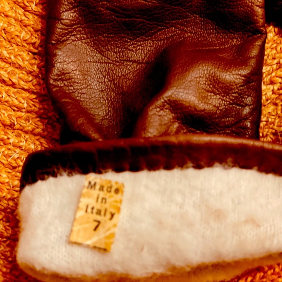 Vintage Brown Genuine Driving Gloves - Picture 3 of 3